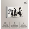 thumbnail image 2 of Horses in Ink Framed High-Gloss Acrylic Glass Wall Art Farm Animals Art by Art Remedy, White Frame, 30 x 20, 2 of 7