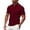 Wine-Tops, variant on Namayuj Ribbed Knit Solid Polo Shirts for Men Short Sleeve Tops Slim Fit Casual Breathable Fabric Business Office Wear Black M