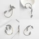 thumbnail image 3 of Leaves Wrap Earrings Hypoallergenic Delicate Crawler Cuff Stud Gold Women Gifts, 3 of 4