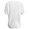 thumbnail image 6 of Lixiuxyad Stylish Women's T Shirts For Everyday Wear Casual Outings And Layering Soft Fabric Versatile Fit Wardrobe Staple Summer Tee Shirts,White XXL, 6 of 6