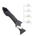 thumbnail image 1 of Grattoir d'Angle en Verre, Outil de Réparation de Joint en Plastique, Outil de Retrait de Joint en Silicone Professionnel Multifonction Durable 3 en 1, 1 of 5