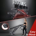 thumbnail image 6 of YODOLLA Adjustable Weight Bench for Home Gym, 1300-Lb Capacity Incline/Decline/Flat Bench Press, Quick-Adjust Seat, Backrest & Headrest Strength Training Bench, 6 of 9