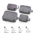 thumbnail image 4 of 4pc Travel Bag Set Luggage Classification Storage Compression Bag Clothing Sorting Bag Portable Handheld Storage Bag, 4 of 9