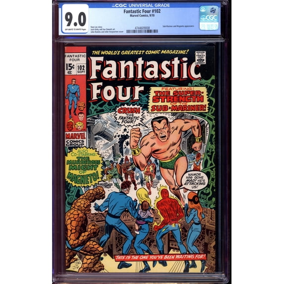 Fantastic Four #102 - CGC 9 Comic Book