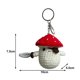 thumbnail image 2 of Pirate Mushroom Doll Knitted Mushroom Doll Pendant Portable Knitted Hanging, 2 of 3