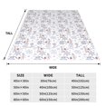 thumbnail image 3 of Fuzoiu Elegant ice skates snowflakes Print Ultra-Soft Micro Fleece Blanket,All Seasons Flannel Throw, Lightweight Blanket for Bed, Sofa, Couch, Movie Night, Camping, and Travel-80"x60", 3 of 7