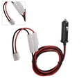 thumbnail image 3 of T Cable De Cable De Alimentación De Forma T Para El Encendedor De Cigarrillos De Automóvil De Radio Móvil Con Cable De Doble Fusible De Fusible., 3 of 7