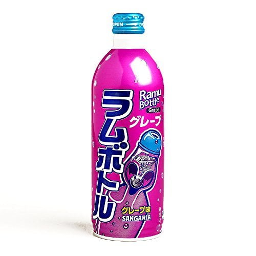 Ramune Grape Soda 16.5 oz each (1 Item Per Order)