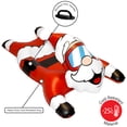 thumbnail image 2 of CocoNut Outdoor: Santa Claus Racer - 54x36" Snow Sled, Character Shaped Inflatable Winter Toboggan, Cold Resistant PVC, 200lb Cap, Kids-Teen-Adults 8+, 2 of 10