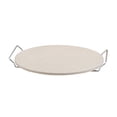 thumbnail image 2 of Fantes Pizza Baking Stone with Serving Rack, Natural Ceramic Stoneware, The Italian Market Original since 1906, 2 of 4