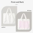thumbnail image 2 of Honeii Pink Paw Print Fluffy Shoulder Bag Plush Bags Women Ladies Tote Bag Fluffy Furry Purse Handbag for Autumn and Winter, 2 of 7