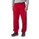 thumbnail image 1 of Pantalón de Buzo Fruit of the Loom para Hombre con Puño Elástico 4XL Rojo, 1 of 2