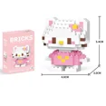 thumbnail image 2 of Sanrio Hello Kitty Building Blocks Cartoon Character Melody Assembled Model building block Dolls Toys Children Gifts, 2 of 6