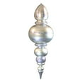 thumbnail image 1 of Queens of Christmas WL-FIN-31-SLV 31 in. Silver Plastic Oversized Shatterproof Finial, 1 of 1