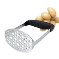 thumbnail image 1 of presse-pure (noir), Presse-pure En Acier Inoxydable Manche Souple, Presse-pure Pour Fruits Et Lgumes Pour Bbs, 1 of 5