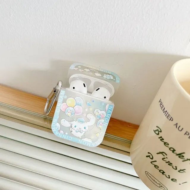 2024 Sanrio Hello Kitty Kuromi Transparent Clear Pattern Case For AirPods 1 2 3 Wireless Earphone Accessories For Airpod Pro 2 Case LXY