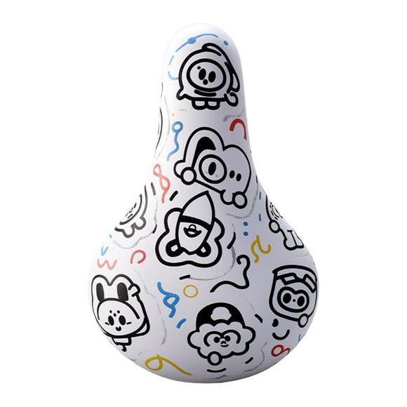 Lipstore Kids Bike Saddle Bicycle Seat Cushion Soft for Boys and Girls Comfortable Anti black lines