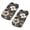 black-Hibiscus, variant on SCRAWLGOD Boho Floral Print 2 Piece Office Chair Armrest Pads Replacement Soft Office Chair Arm Rest Cover for Elbows and Forearms Pressure Relief