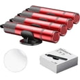 thumbnail image 1 of Window Breaker Seatbelt Cutter Pack of 4 - Emergency Car Safety Hammer, 1 of 5