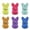 6pack, variant on MesaSe BESTSKY Easter Bunny Peeps Bunny Plush Cute Bunny Plush Doll Bunny Plush Stuffed Animal Pillow Easter Decoration Room Decoration Plush Gift (Blue)