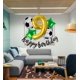 thumbnail image 4 of Kwuz Globos de fútbol 40" Dorado Número 9 Decoración para fiesta, 4 of 7