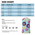 thumbnail image 5 of Goofa Donuts Printed Men's Sleeveless T-Shirt - Athletic Gym Workout Tank Top for Men - Moisture-Wicking, UPF 30+ Quick-Dry Muscle Tee-3X-Large, 5 of 8