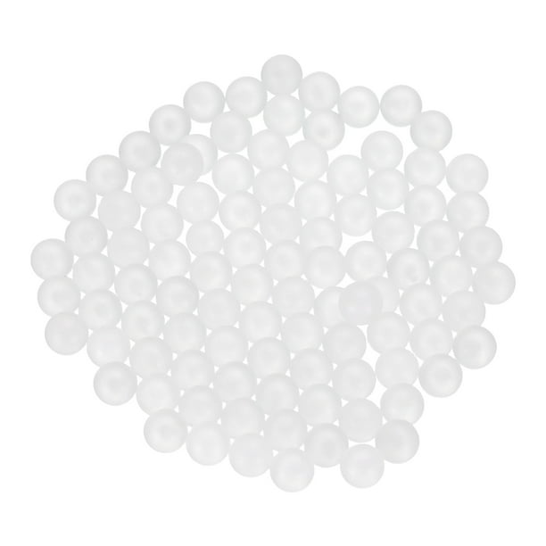 300 Paquete de Bolas de Rodamiento de Plástico PP de 4.5 mm Bolas de Plástico Sólido G2 Precisión, Blancas