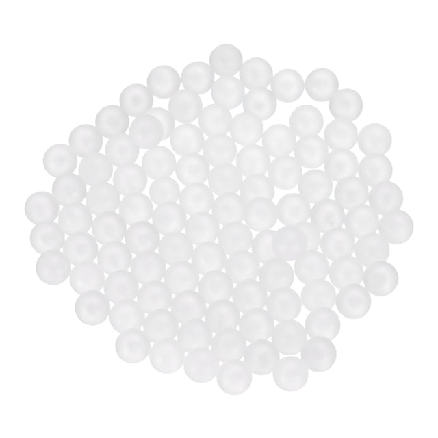 300 Paquete de Bolas de Rodamiento de Plástico PP de 4.5 mm Bolas de Plástico Sólido G2 Precisión, Blancas