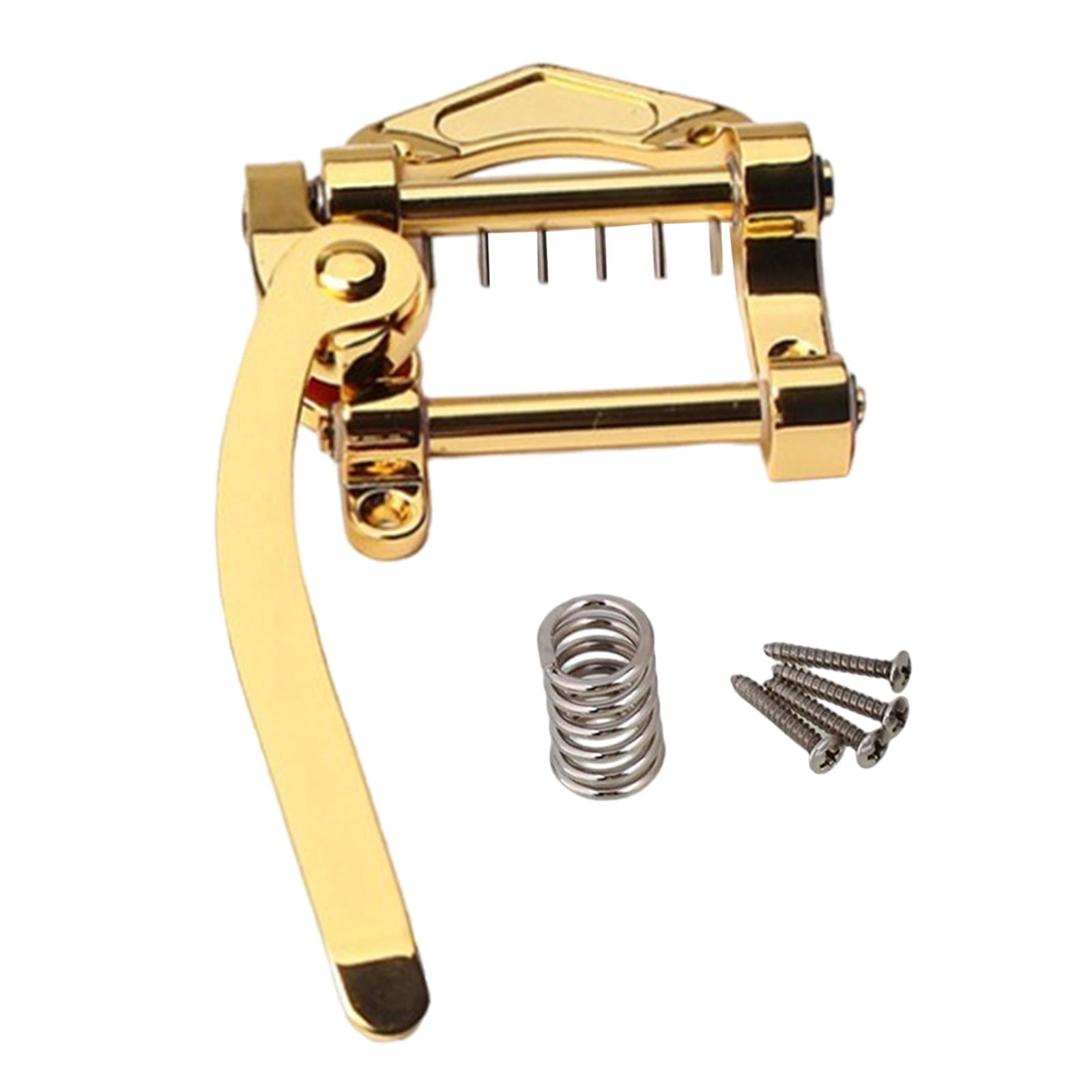 Rushawy Electric Guitar Bridge Accessories Guitar Tremolo System for SG ES335 LP etc Golden