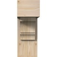 thumbnail image 2 of Ekena Millwork 7 1/2"W x 20"D x 20"H Balboa Block Smooth Bracket w/ Offset Brace, Douglas Fir, 2 of 25