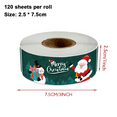 thumbnail image 2 of Etiquetas de regalo de Navidad Pegatinas Etiqueta de Navidad Pegatinas Papel autoadhesivo Etiquetas de vacaciones Navidad a de Pegatinas Etiqueta de regalos de Navidad Zhivalor CPB-CJZ656-3, 2 of 5