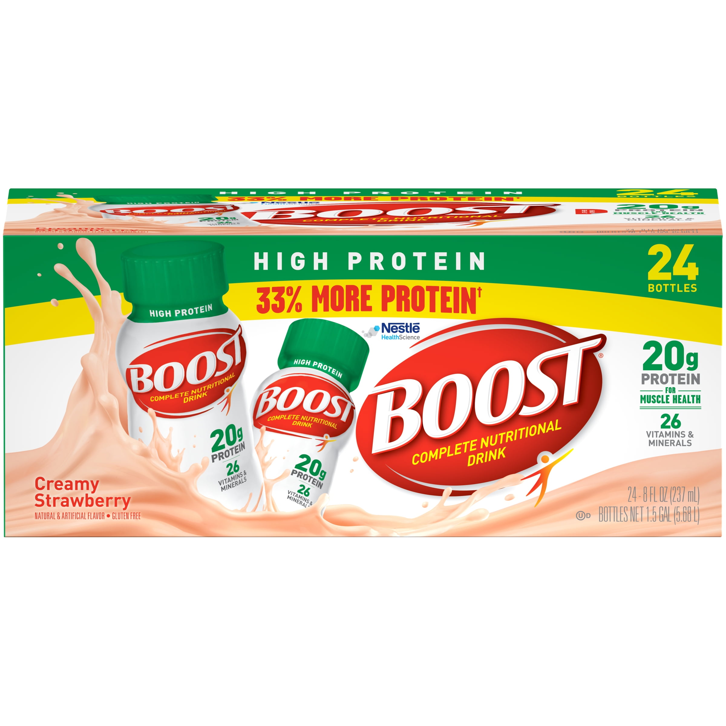BOOST High Protein Nutritional Drink, ReadytoDrink Shake, 20 Grams