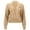 Khaki, variant on Lixiuxyad Womens Open Front Cardigan Women's Casual Short Style Solid Color Sweater Cardigan Coat,Red