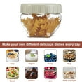 thumbnail image 4 of Pequeños contenedores apilables para almacenar alimentos, tamaño mini, para frutos secos, caramelos, salsas y aperitivos, 4 of 5