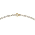thumbnail image 6 of 10 Carat TW Lab Grown Diamond Straight Line 4 Prong Tennis Necklace in 14K Yellow Gold - 18 Inches, 6 of 6