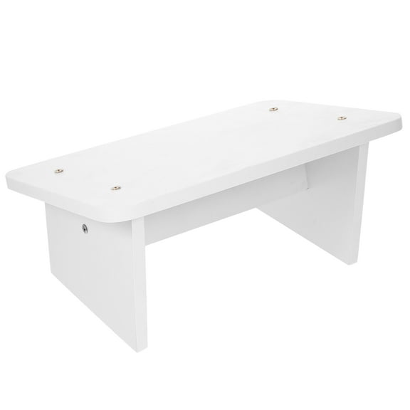 Masteelf  Toilet Step Stool for Adults Foot Rest under Desk Office White