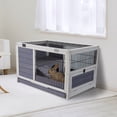 thumbnail image 7 of Petsfit Guinea Pig Rabbit Cages，Wooden Indoor Rabbit Hutch with Hideout for Rest and Ramp for Enter and Out, 7 of 7