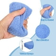 thumbnail image 4 of Uxcell 4pcs Microfiber Car Wash Sponge 4.7"x3.2" Non-Scratch Foam Applicator Pads Blue, 4 of 6
