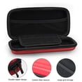 thumbnail image 4 of Carrying Case Protective Case Cover & Screen Protector for Nintendo Switch Lite, Portable Carrier Travel Bag Case with 10 Game Card Slots for Switch Lite & Accessories (Black/Red/Blue), 4 of 7