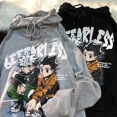 thumbnail image 2 of Hunter X Hunter Killua Zoldyck-Sudadera con capucha de los 90 para hombre, ropa de calle Unisex con estampado de ojo de Diablo, Anime, Hisoka Kawaii, Manga, 2 of 5