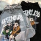 thumbnail image 2 of Hunter X Hunter Killua Zoldyck-Sudadera con capucha de los 90 para hombre, ropa de calle Unisex con estampado de ojo de Diablo, Anime, Hisoka Kawaii, Manga, 2 of 5