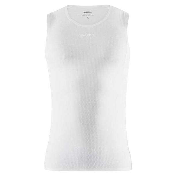Craft - Camiseta Interior Deportiva Pro Sin Mangas para Hombre (Blanco)