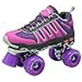 thumbnail image 3 of Lenexa Sonic Cruiser 2.0 Patins à Roulettes Unisexes / Coupe Confortable Style Espadrille Patins Quad pour Usage Intérieur/extérieur / Rose/violet (Femmes 6 - Hommes 5), 3 of 4