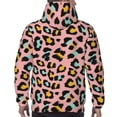 thumbnail image 7 of Goofa Leopard for Men's Hooded Sweatshirt - Lightweight Pullover Hoodie with Kangaroo Pocket, Perfect for Everyday Wear-Large, 7 of 7