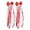 D, variant on Plaid Ribbon Boot Bows, Western Cowboy Glitter Pearl Tassel Shoe Clips, Holiday And Birthday Martin Boot Accessories, Plaid Ribbon Boot Bows For Women And Teens(A)