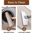 thumbnail image 6 of Kitchen Rugs and Mats Non Skid Washable Set of 2 PCS, Absorbent Runner Rugs for Kitchen, Front of Sink, Kitchen Mats for Floor, 17.3"x 47"+17.3"x 29" (Gray), 6 of 12
