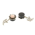 thumbnail image 3 of 1 par de tapones para los oídos colgantes de gorrión, tapones para los oídos de acrílico, túneles de carne para los oídos, de oídos Rosa 20mm, 3 of 7