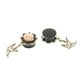 thumbnail image 3 of 1 par de pendientes colgantes de gorrión de aleación de bronce vintage Rosa 20mm, 3 of 7
