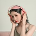 thumbnail image 3 of Methold Somic Auriculares con cable Cancelación de ruido portátil 8 modos Adorable Surround Stereo LED Video Girls Gaming Headset Juegos de teclado y mouse para computadora, 3 of 5