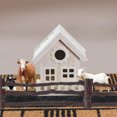 thumbnail image 5 of SWETRACE 20 Pcs Clôture Décorative pour Jardin PVC Marron pour Modèles de Ferme Modèles d'Animaux, 5 of 5